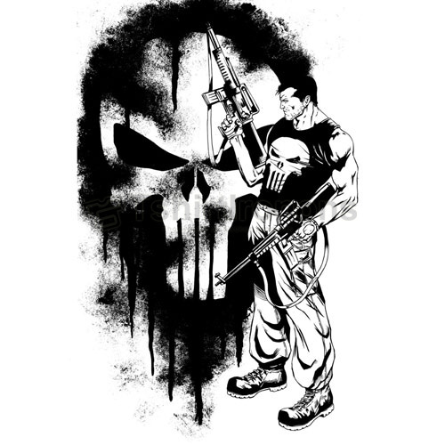 Punisher T-shirts Iron On Transfers N5077